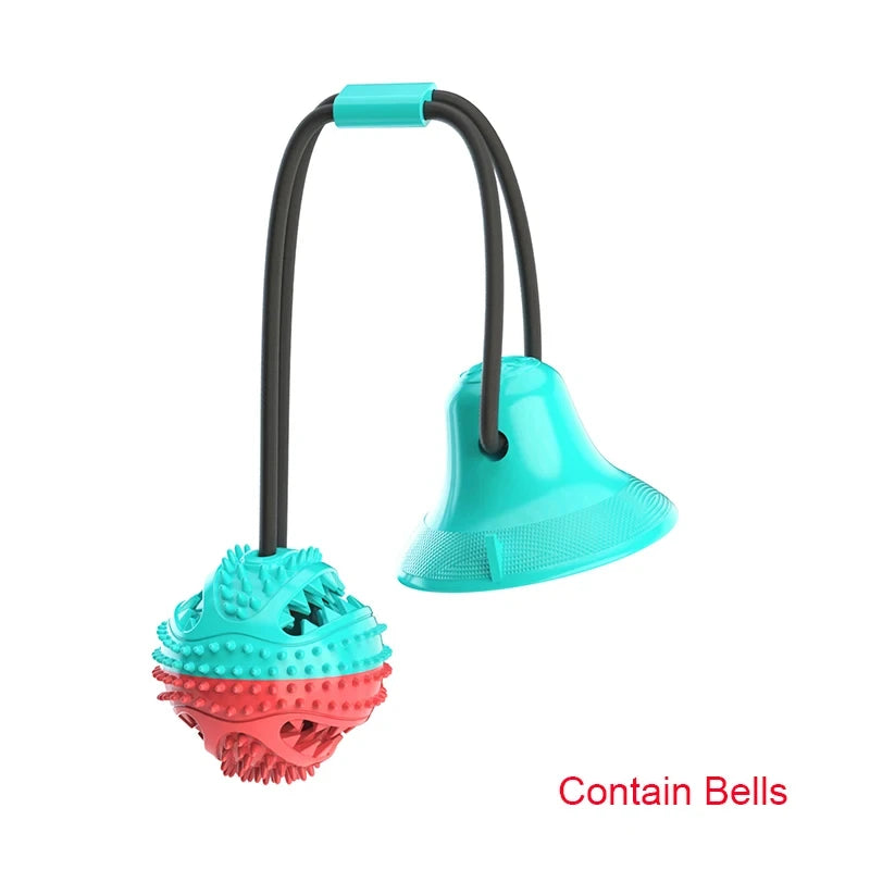 Large Dog Ball Toys Suction Cup Ropes Interactive Leaking Slow Feeder Chew Toy Toothing Clean ,Alaska, Husky toys