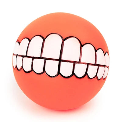 Funny Silicone Pet Dog Cat Toy Ball Chew Treat Holder Tooth Cleaning Squeak Toys Dog Puppy Training Interactive Pet Supplies