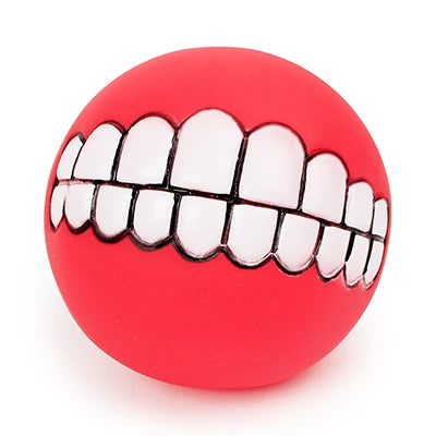 Funny Silicone Pet Dog Cat Toy Ball Chew Treat Holder Tooth Cleaning Squeak Toys Dog Puppy Training Interactive Pet Supplies