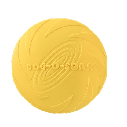 HH Interactive Silicone Flying Saucer Toy for Dogs And Cats Chew Resistant Flying Disc Pet Game Perfect for Puppy Training Fun