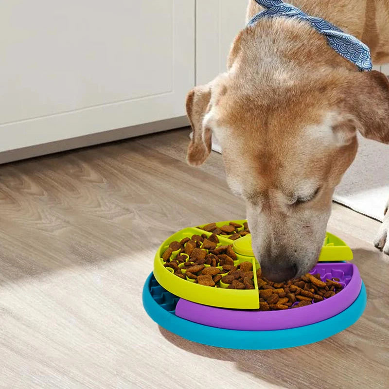 Dog Puzzle Toys Slow Feeder Interactive Increase Puppy IQ Food Dispenser Slowly Eating NonSlip Bowl Pet Cat Dogs Training Game