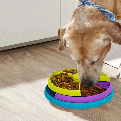 Dog Puzzle Toys Slow Feeder Interactive Increase Puppy IQ Food Dispenser Slowly Eating NonSlip Bowl Pet Cat Dogs Training Game