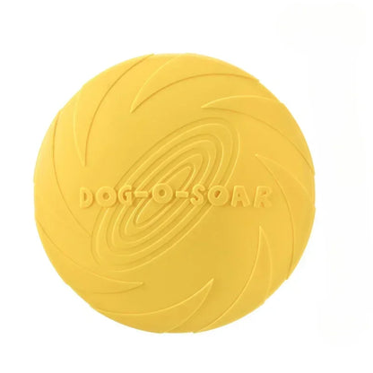 HH Interactive Silicone Flying Saucer Toy for Dogs And Cats Chew Resistant Flying Disc Pet Game Perfect for Puppy Training Fun